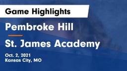 Pembroke Hill  vs St. James Academy  Game Highlights - Oct. 2, 2021