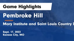 Pembroke Hill  vs Mary Institute and Saint Louis Country Day School Game Highlights - Sept. 17, 2022