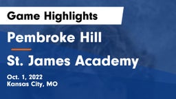 Pembroke Hill  vs St. James Academy  Game Highlights - Oct. 1, 2022