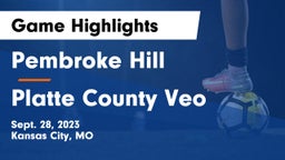 Pembroke Hill  vs Platte County Veo Game Highlights - Sept. 28, 2023