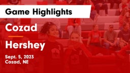 Cozad  vs Hershey  Game Highlights - Sept. 5, 2023