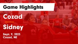 Cozad  vs Sidney  Game Highlights - Sept. 9, 2023