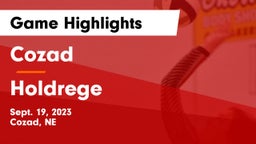 Cozad  vs Holdrege  Game Highlights - Sept. 19, 2023