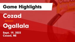 Cozad  vs Ogallala  Game Highlights - Sept. 19, 2023