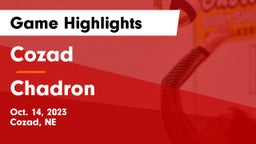 Cozad  vs Chadron  Game Highlights - Oct. 14, 2023