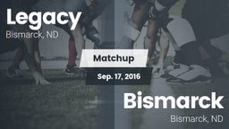 Matchup: Legacy vs. Bismarck  2016