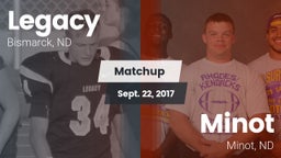 Matchup: Legacy vs. Minot  2017