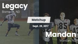 Matchup: Legacy vs. Mandan  2017