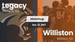Matchup: Legacy vs. Williston  2017