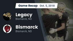 Recap: Legacy  vs. Bismarck  2018