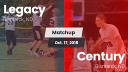 Matchup: Legacy vs. Century  2018