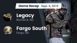 Recap: Legacy  vs. Fargo South  2019