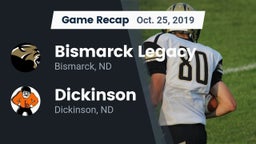 Recap: Bismarck Legacy  vs. Dickinson  2019