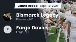 Recap: Bismarck Legacy  vs. Fargo Davies  2021