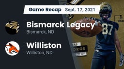Recap: Bismarck Legacy  vs. Williston  2021