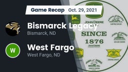 Recap: Bismarck Legacy  vs. West Fargo  2021