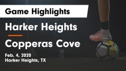 Harker Heights  vs Copperas Cove  Game Highlights - Feb. 4, 2020