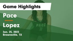 Pace  vs Lopez  Game Highlights - Jan. 25, 2023
