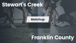 Matchup: Stewarts Creek High vs. Franklin County  2016