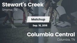 Matchup: Stewarts Creek High vs. Columbia Central  2016