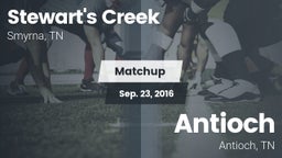 Matchup: Stewarts Creek High vs. Antioch  2016