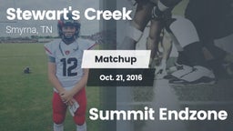 Matchup: Stewarts Creek High vs. Summit  Endzone 2016