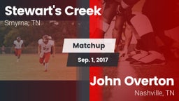 Matchup: Stewarts Creek High vs. John Overton  2017