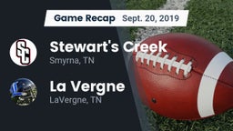 Recap: Stewart's Creek  vs. La Vergne  2019