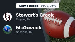 Recap: Stewart's Creek  vs. McGavock  2019