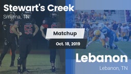 Matchup: Stewarts Creek High vs. Lebanon  2019