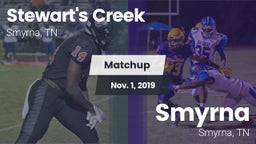 Matchup: Stewarts Creek High vs. Smyrna  2019