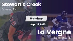 Matchup: Stewarts Creek High vs. La Vergne  2020