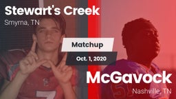 Matchup: Stewarts Creek High vs. McGavock  2020