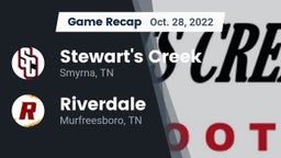 Recap: Stewart's Creek  vs. Riverdale  2022