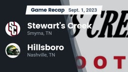 Recap: Stewart's Creek  vs. Hillsboro  2023