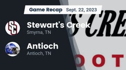 Recap: Stewart's Creek  vs. Antioch  2023