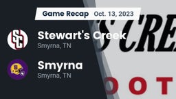 Recap: Stewart's Creek  vs. Smyrna  2023