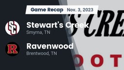 Recap: Stewart's Creek  vs. Ravenwood  2023