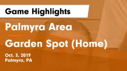 Palmyra Area  vs Garden Spot (Home) Game Highlights - Oct. 3, 2019
