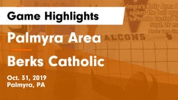 Palmyra Area  vs Berks Catholic  Game Highlights - Oct. 31, 2019