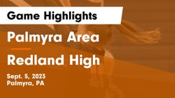 Palmyra Area  vs Redland High Game Highlights - Sept. 5, 2023