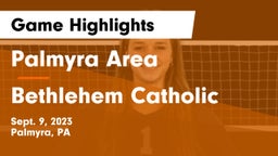 Palmyra Area  vs Bethlehem Catholic  Game Highlights - Sept. 9, 2023