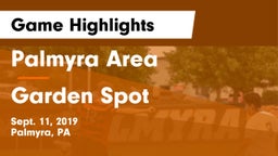 Palmyra Area  vs Garden Spot  Game Highlights - Sept. 11, 2019