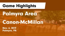 Palmyra Area  vs Canon-McMillan  Game Highlights - Nov. 6, 2019