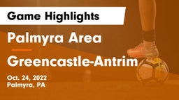 Palmyra Area  vs Greencastle-Antrim  Game Highlights - Oct. 24, 2022