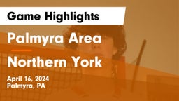 Palmyra Area  vs Northern York  Game Highlights - April 16, 2024