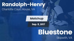 Matchup: Randolph-Henry High vs. Bluestone  2017
