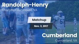 Matchup: Randolph-Henry High vs. Cumberland  2017