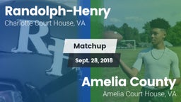 Matchup: Randolph-Henry High vs. Amelia County  2018