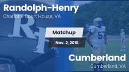 Matchup: Randolph-Henry High vs. Cumberland  2018